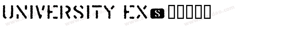 University Ex字体转换